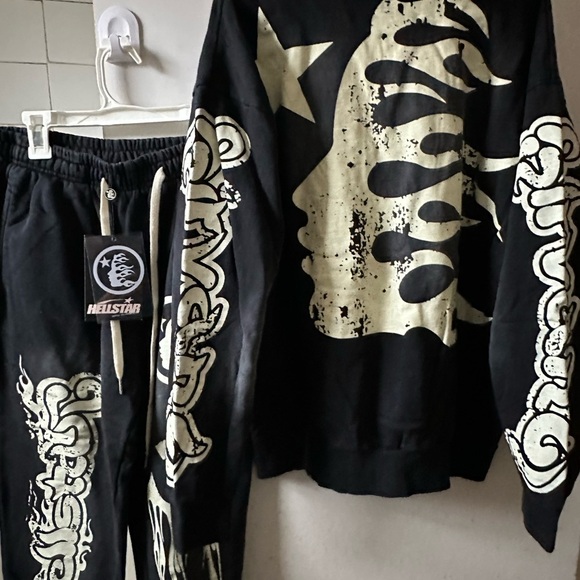 Hellstar records tracksuit set Sweatpants and hoodie! - Picture 4 of 5